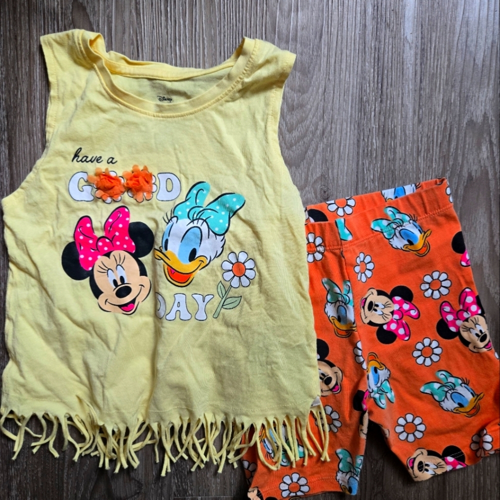 Disney Yellow and Orange Minnie & Daisy Set